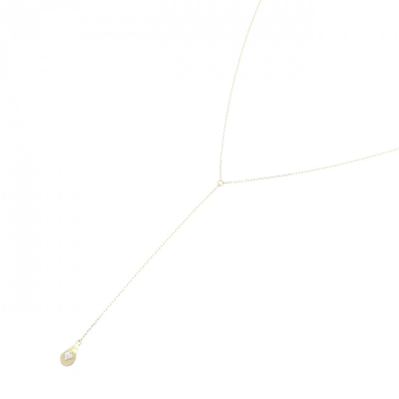 K10YG ダイヤモンド ネックレス 0.01CT