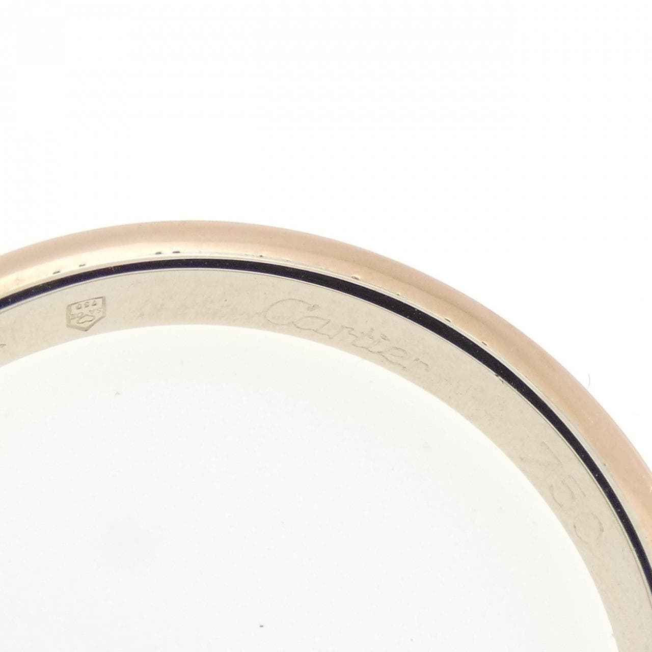 カルティエ スリーゴールドウェディング リング