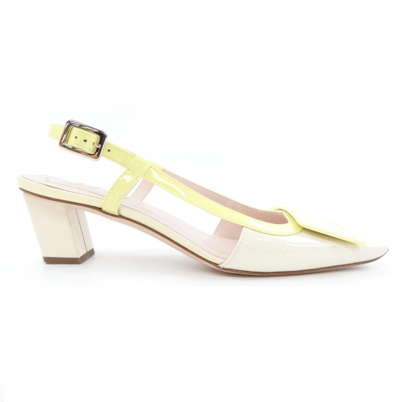 ロジェヴィヴィエ ROGER VIVIER ベル ヴィヴィエ ラッカード バックル パンプス