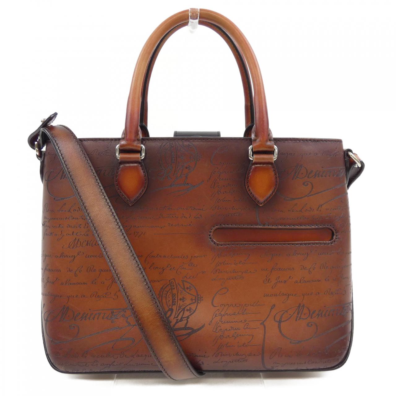 ベルルッティ Berluti トゥジュールXSスクリットレザートートバック BAG