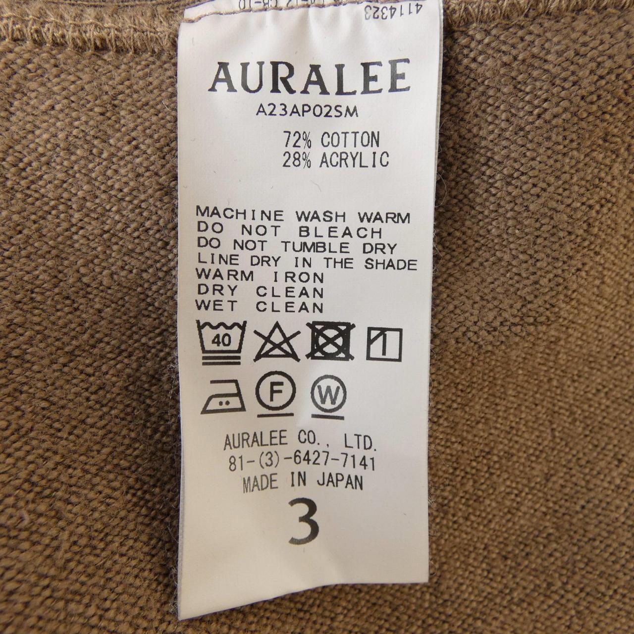 オーラリー AURALEE A23AP02SM スウェット