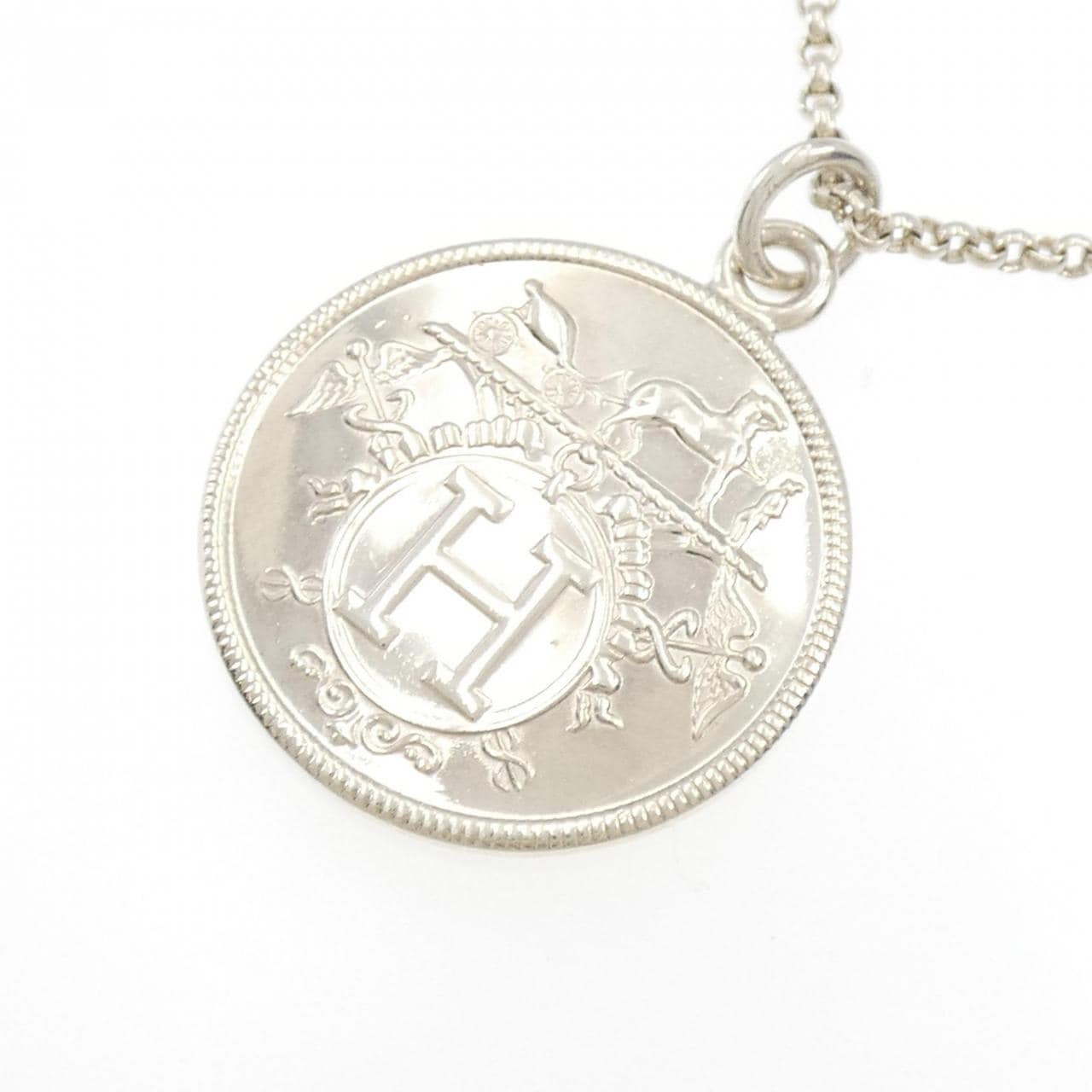 HERMES Exlibris MM Necklace