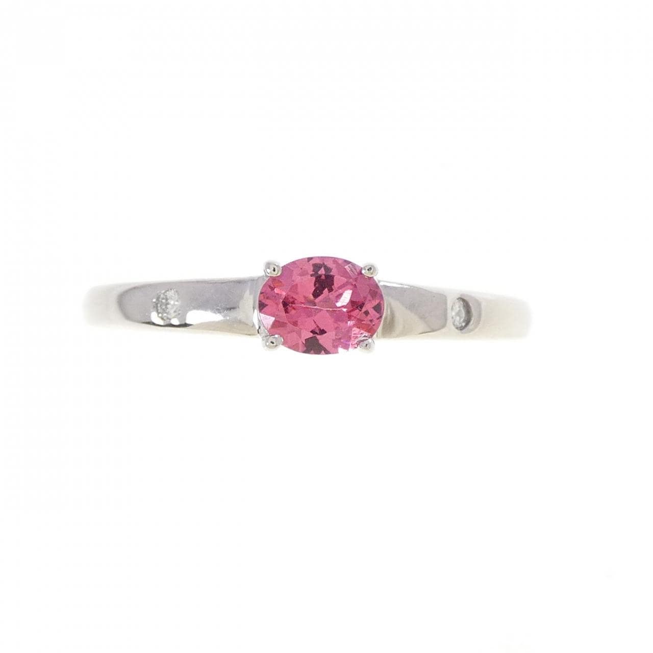 PT950 Spinel Ring 0.30CT