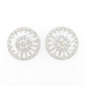 【新品】PT900 ダイヤモンド ピアス 2.00CT
