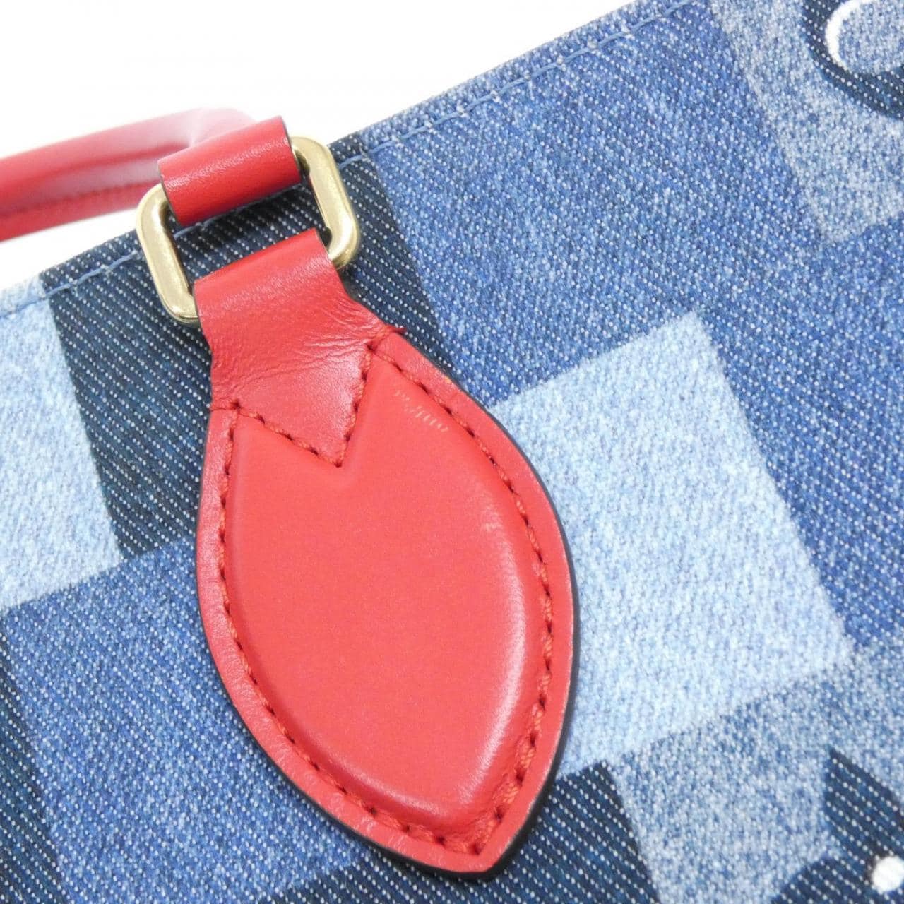 ルイヴィトン デニム モノグラム オンザゴー GM M44992 バッグ