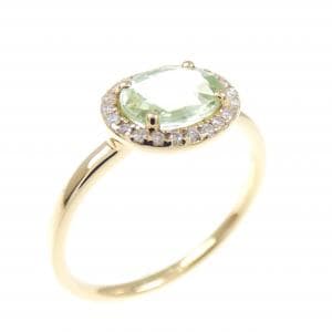 【新品】K18YG トルマリン リング 0.79CT