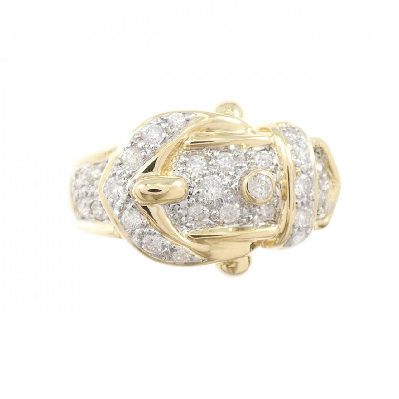 K18YG/K18WG ダイヤモンド リング 0.50CT