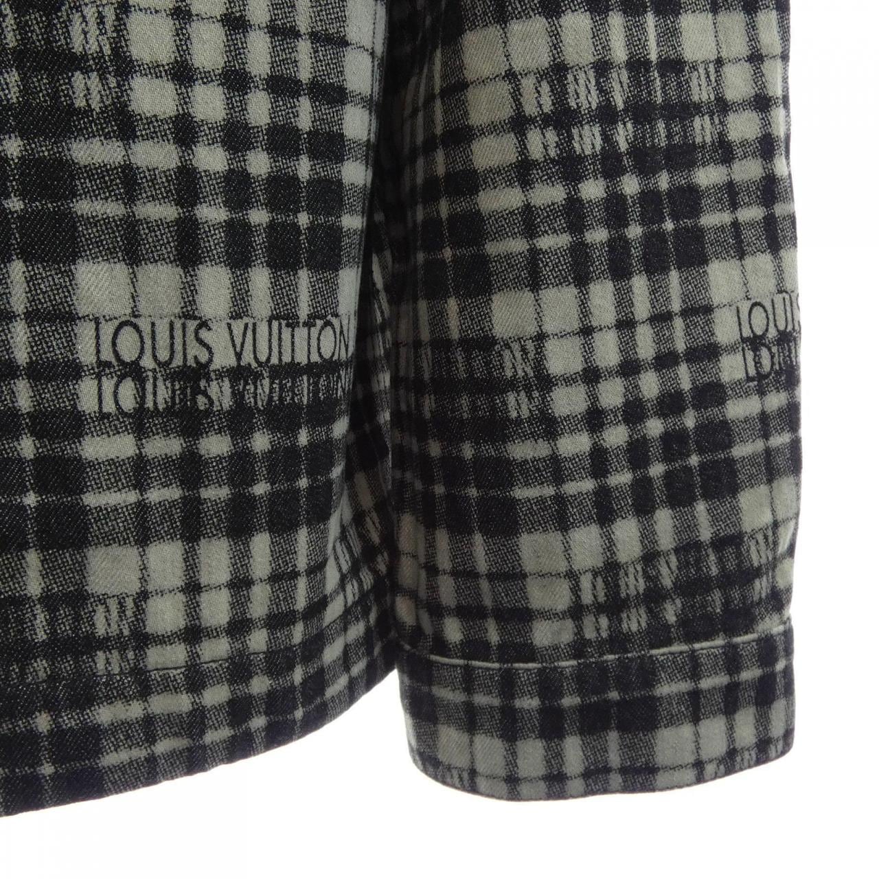 ルイヴィトン LOUIS VUITTON チェックデニムオーバーシャツ HPA90WARA シャツ