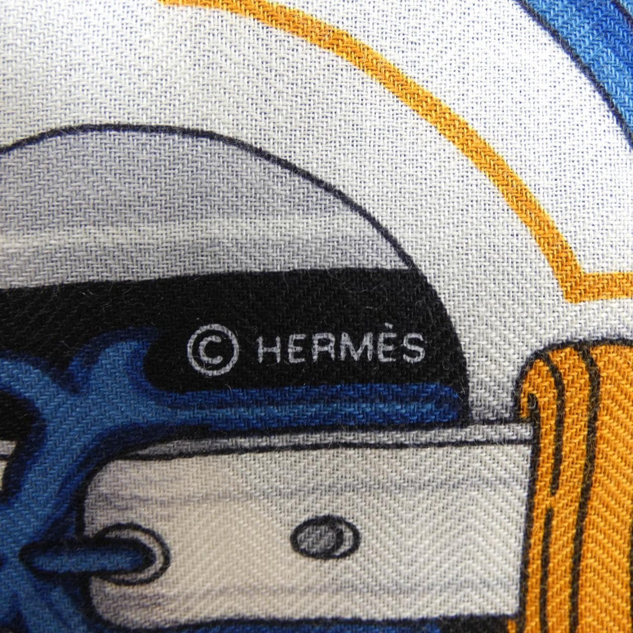 エルメス HERMES BRIDES ET DESTIN H363967S トライアングルジェアン ショール