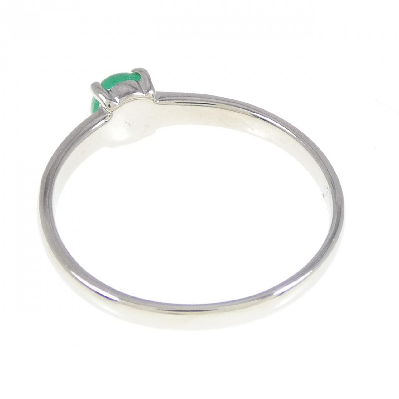 PT999 エメラルド リング 0.40CT