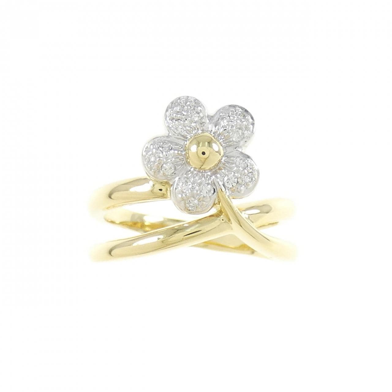 PONTE VECCHIO Flower Diamond Ring 0.09CT