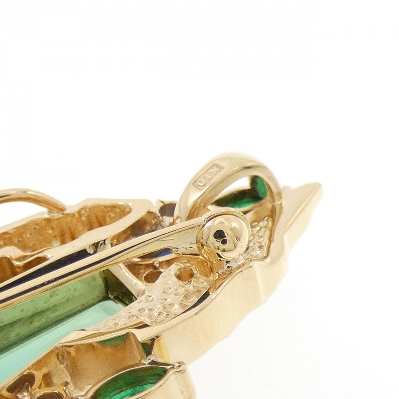 オキナ ジュン トルマリン ブローチ 5.79CT