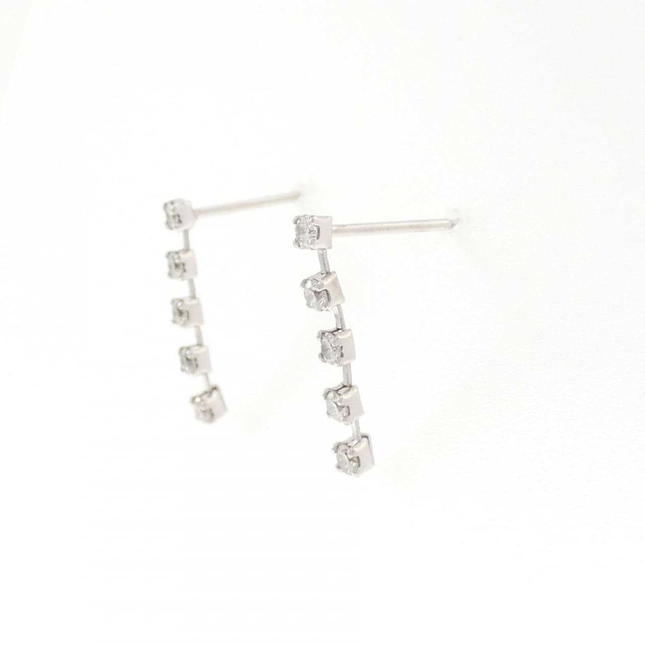 PT900 ダイヤモンド ピアス 0.25CT