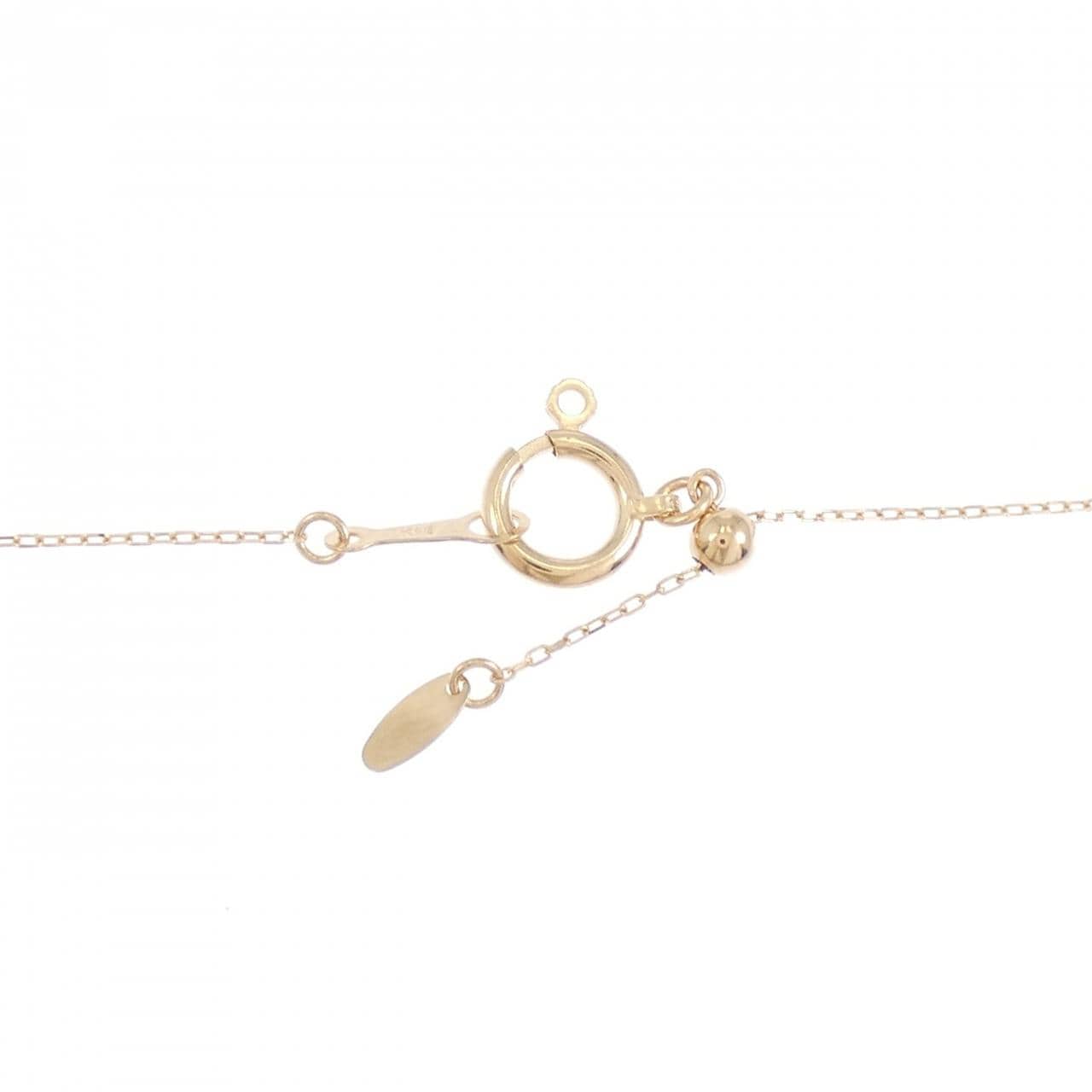 K18PG ダイヤモンド ネックレス 0.16CT