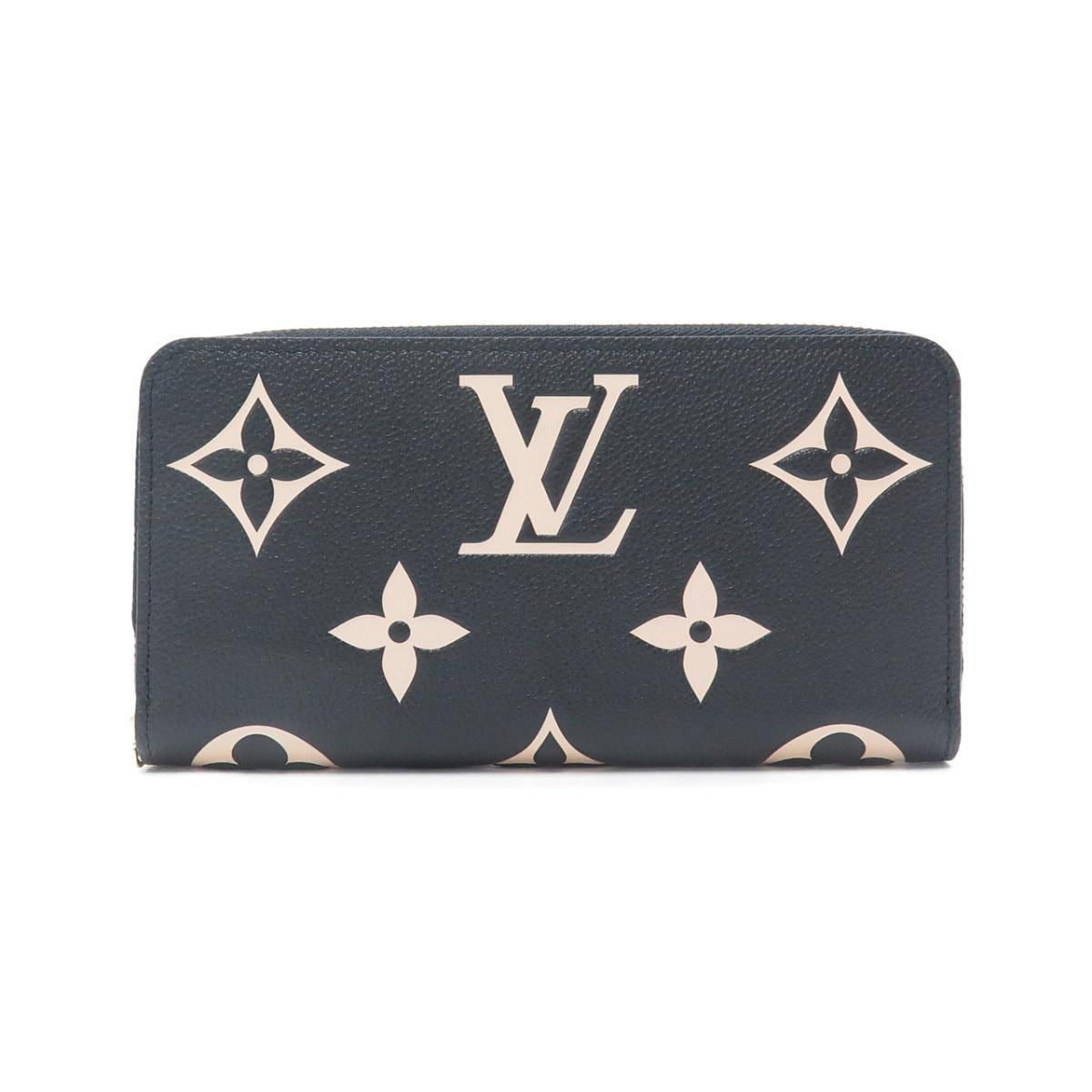 [Unused items] LOUIS VUITTON Bicolor Monogram Empreinte Wallet M80481