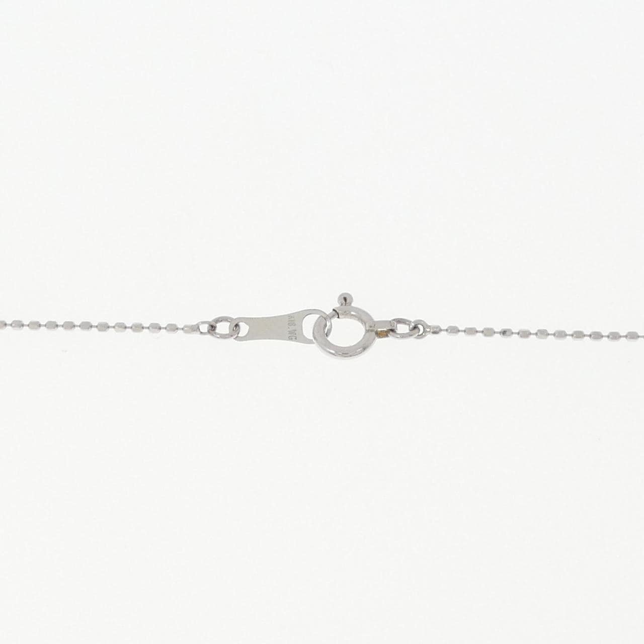 K18WG ハート ダイヤモンド ネックレス 0.02CT