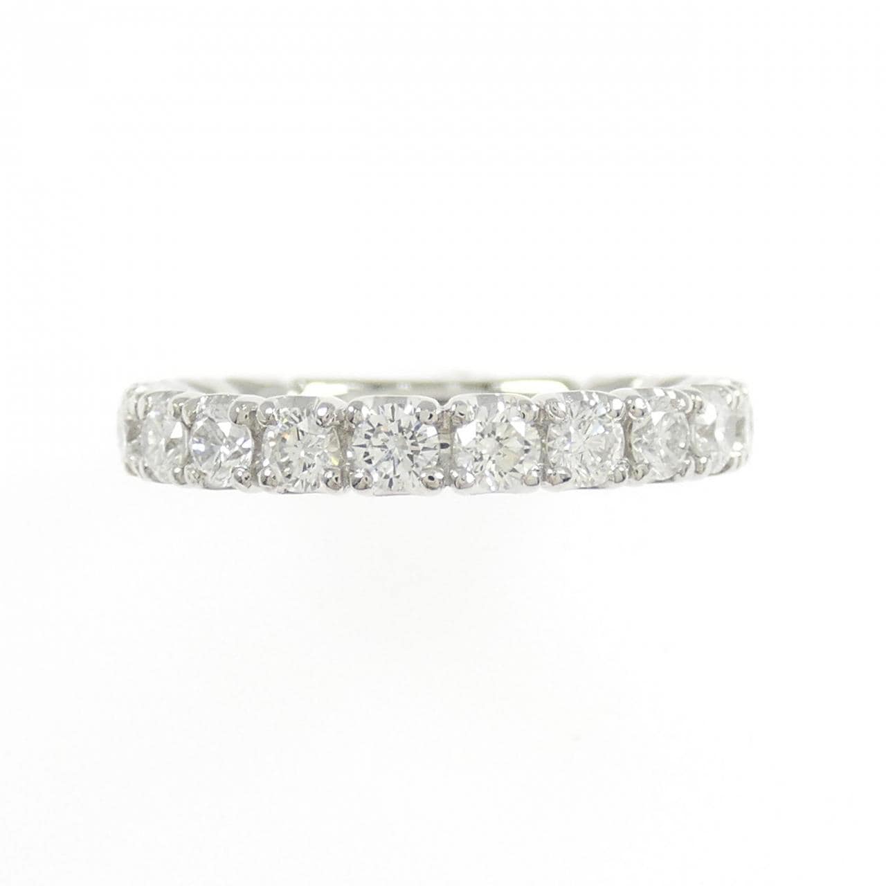 PT900 ハーフエタニティ ダイヤモンド リング 1.00CT