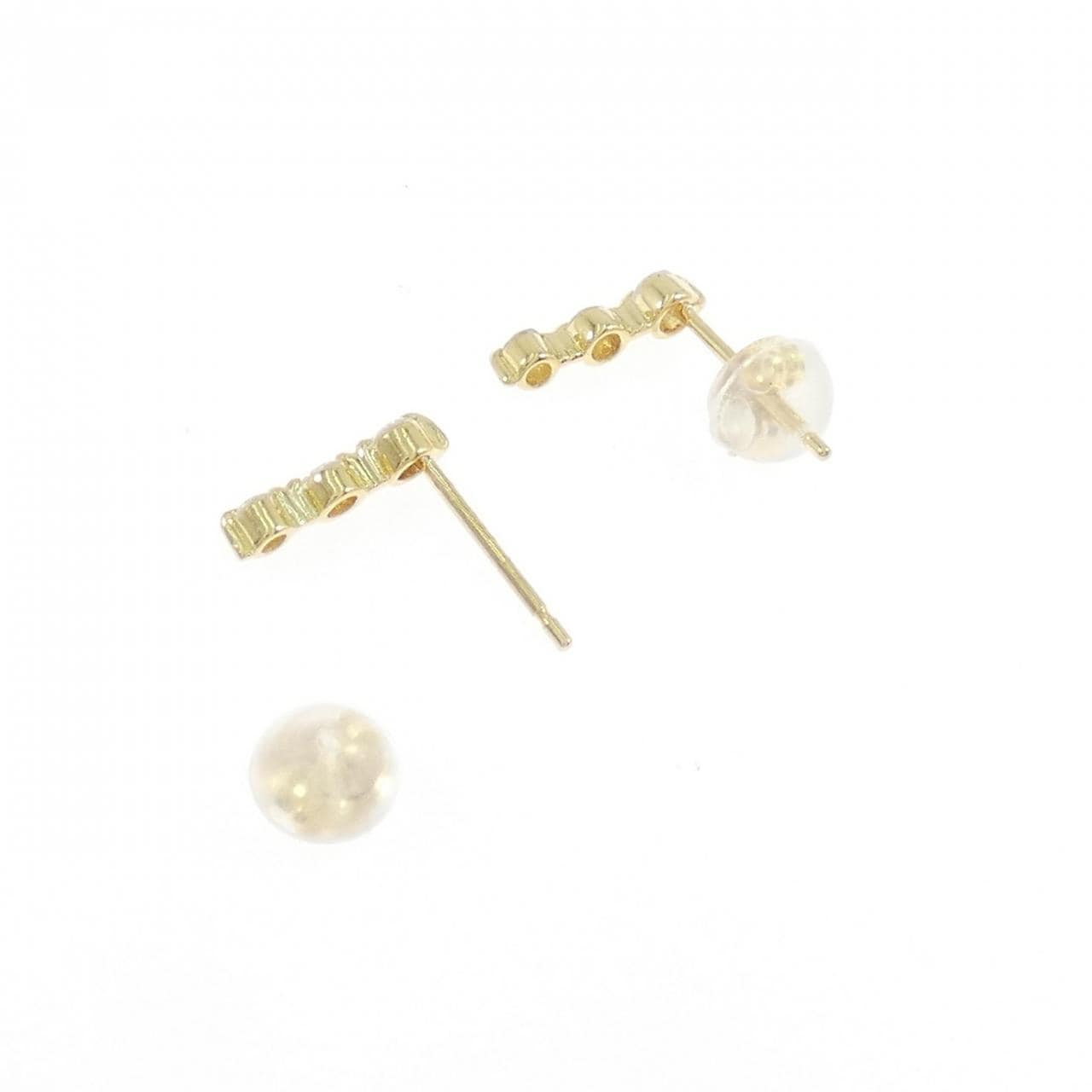 K18YG ダイヤモンド ピアス 0.20CT