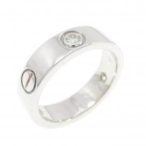 カルティエ ラブ ハーフダイヤ リング