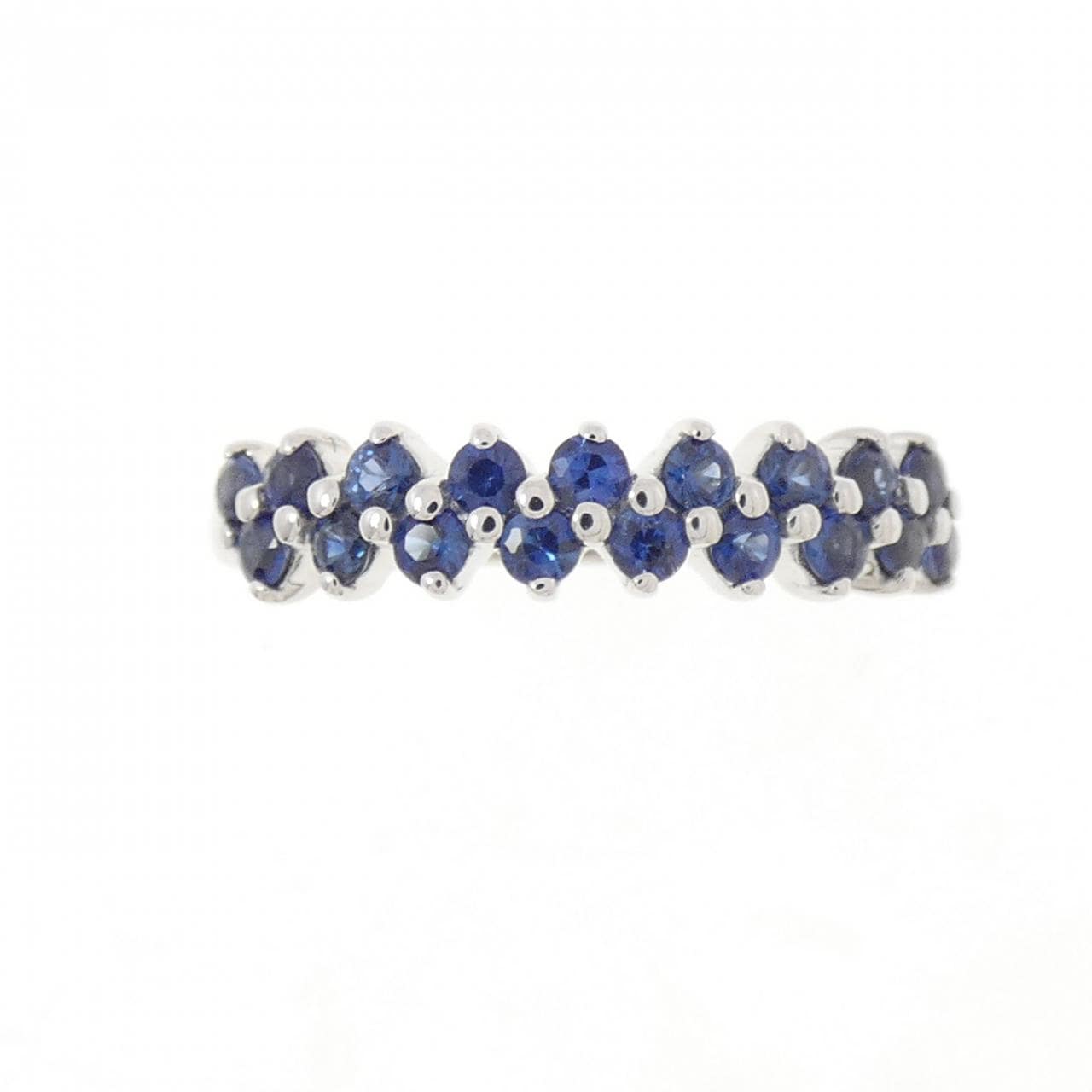 K18WG サファイヤ リング 0.50CT