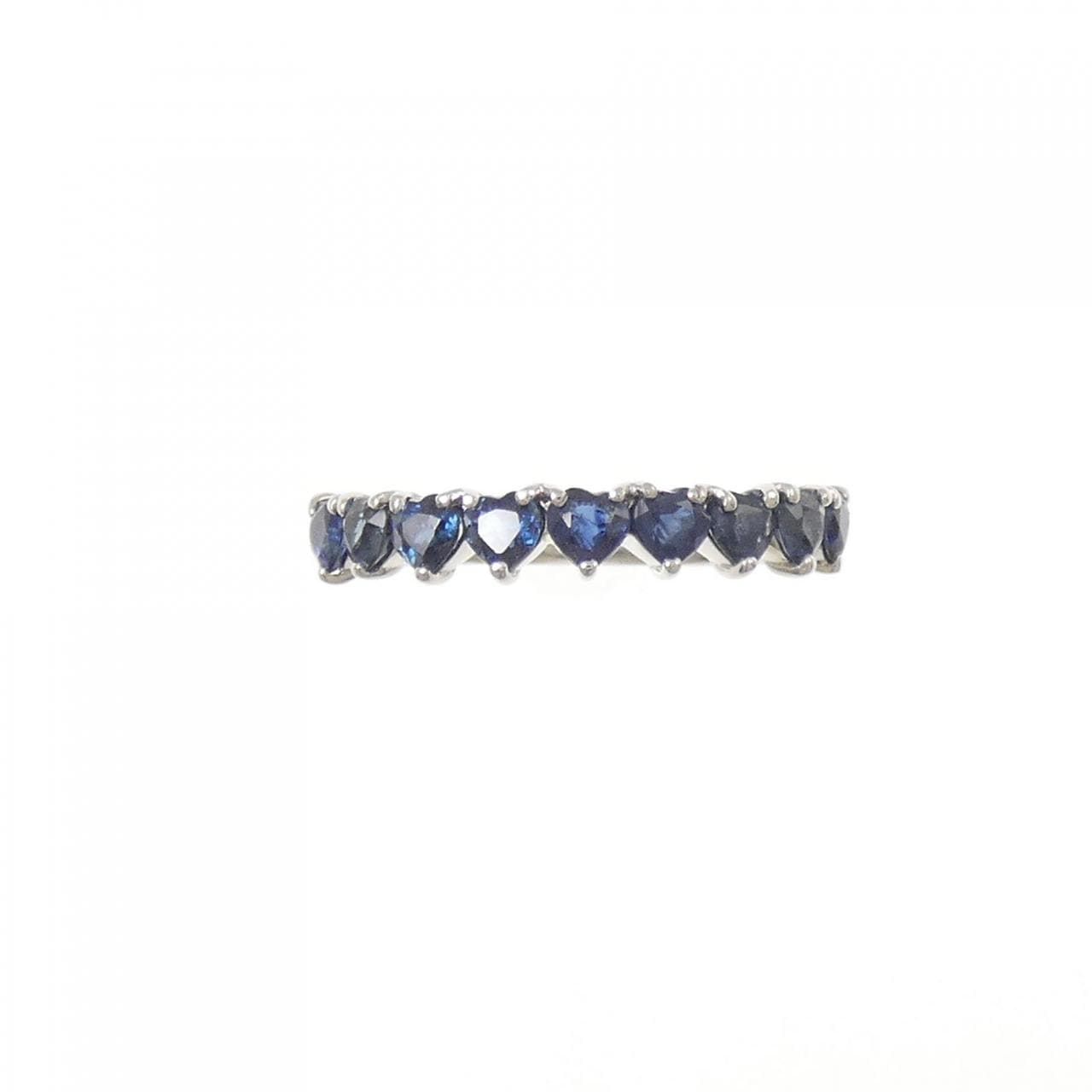PT900 ハート サファイヤ リング 1.06CT
