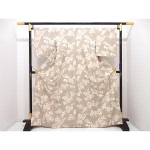 小紋　染紬　身幅Ｌ寸