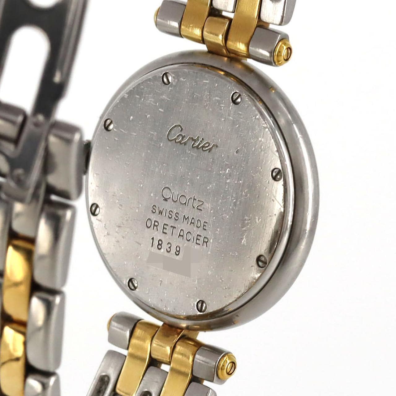 【ノーメンテナンス特価】カルティエ パンテールヴァンドームLM 2ROW 83084242 SSxYG クォーツ