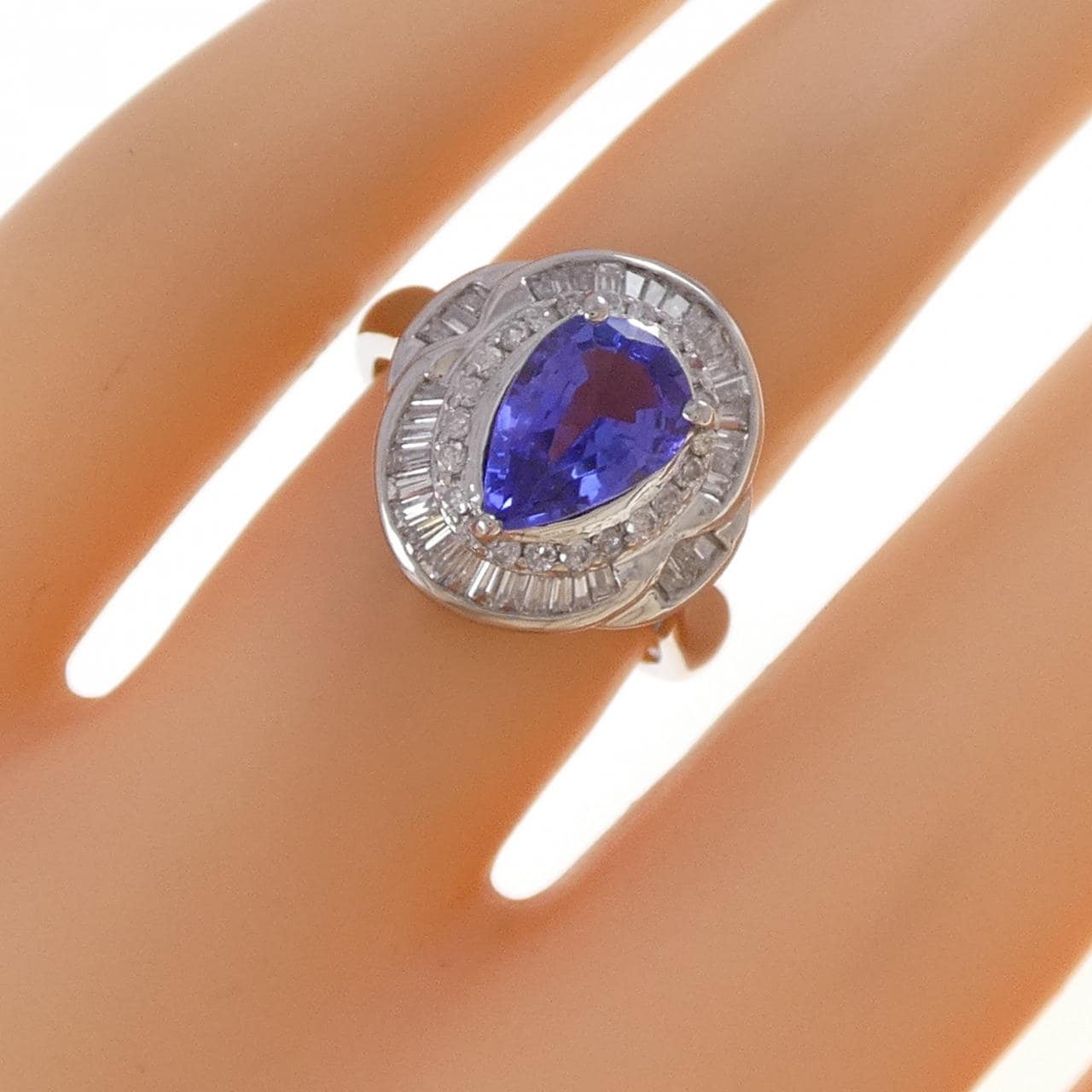 PT900 タンザナイト リング 1.31CT