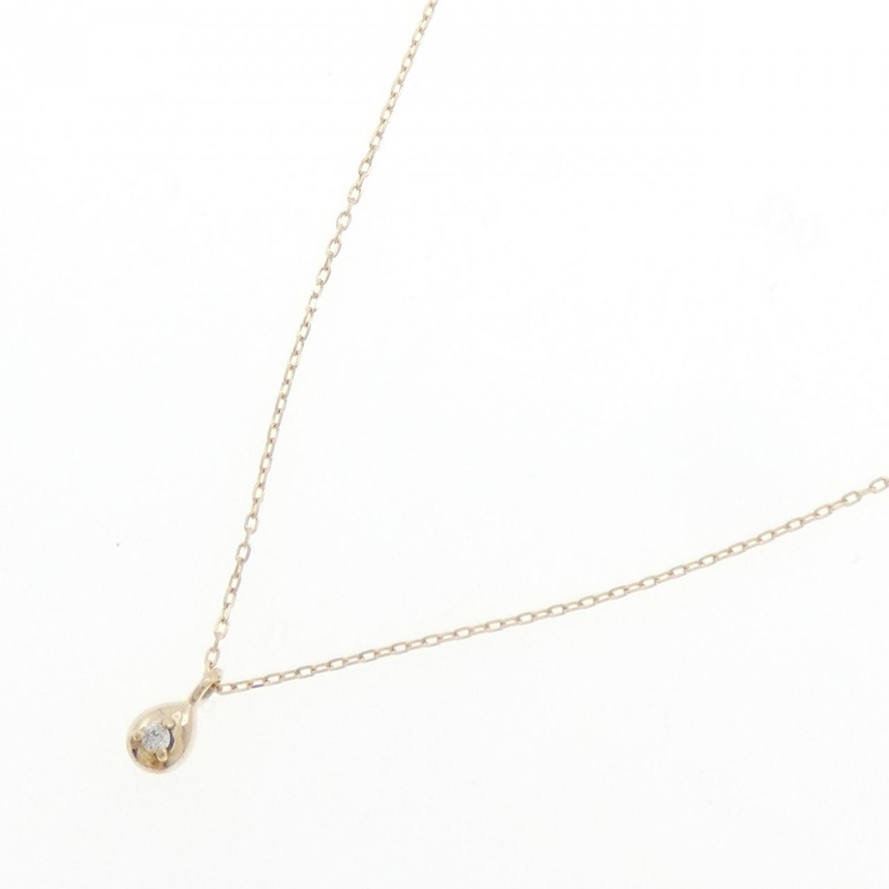 K10YG ダイヤモンド ネックレス 0.01CT
