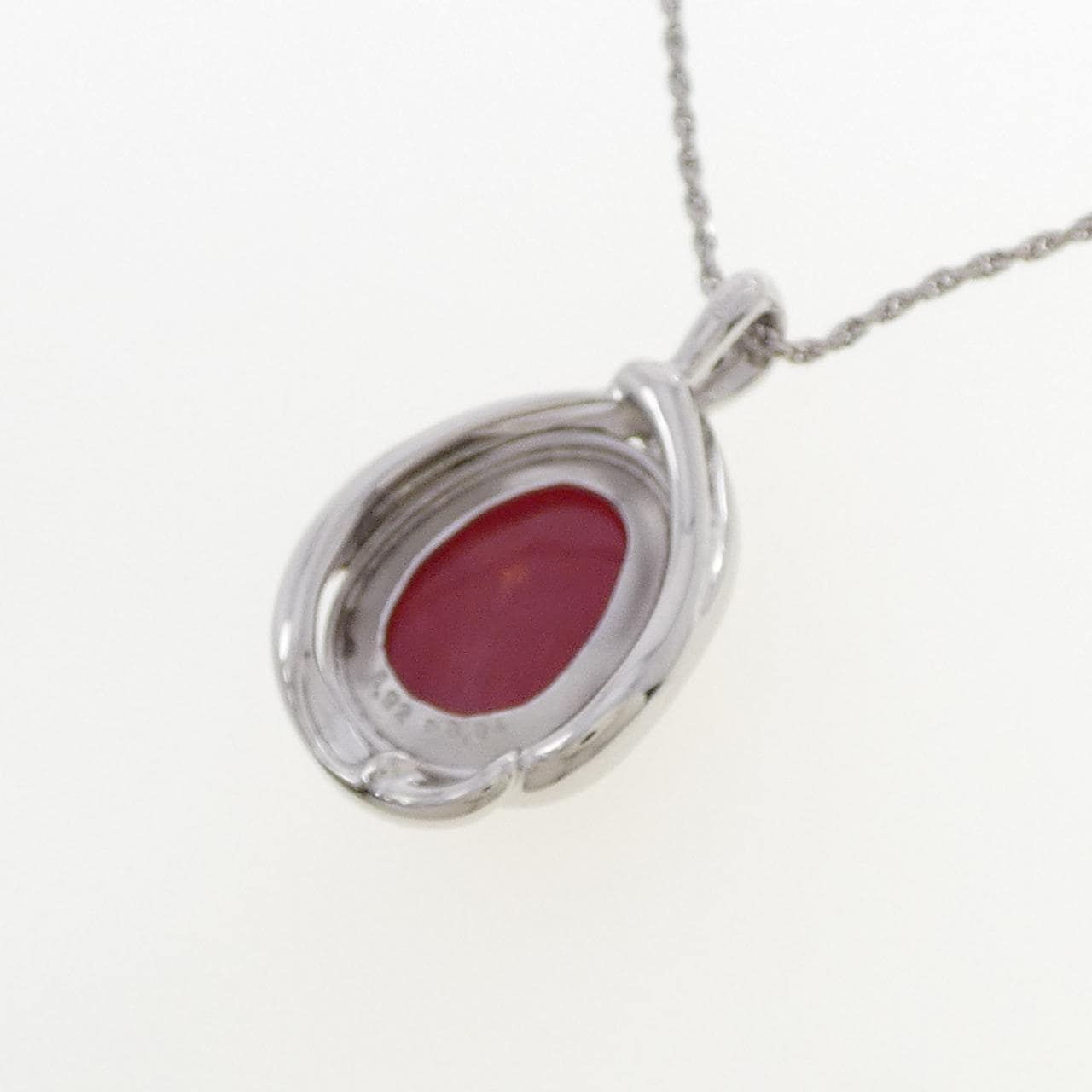 PT900/PT850 サンゴ ネックレス 5.92CT