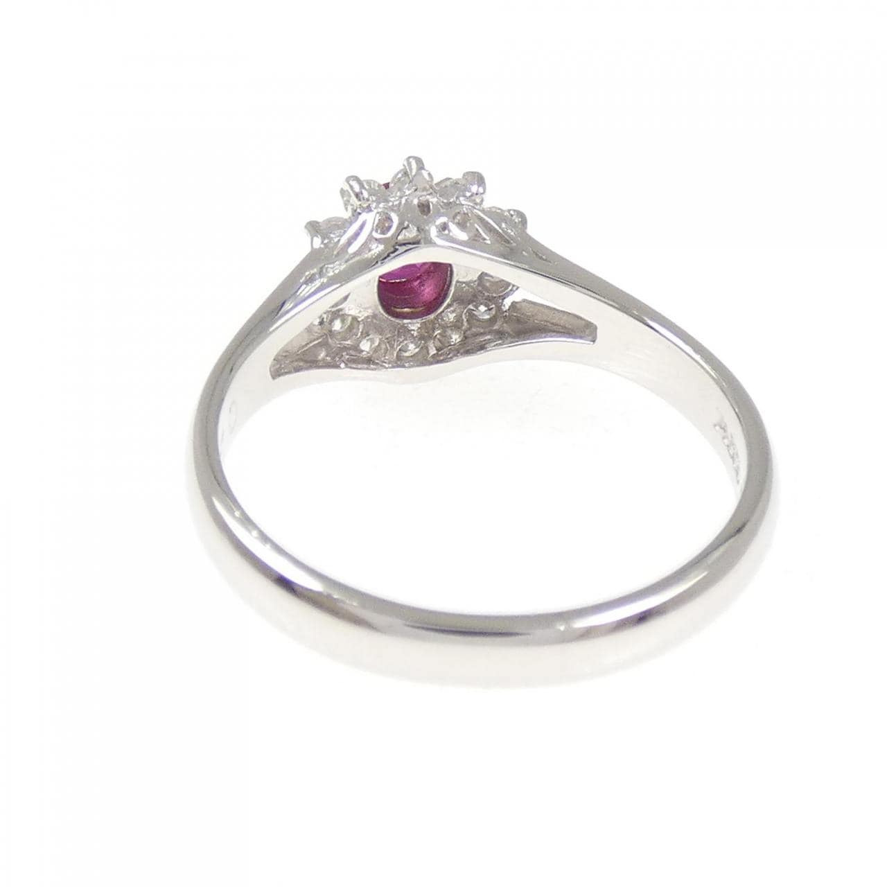PT850 ルビー リング 0.25CT
