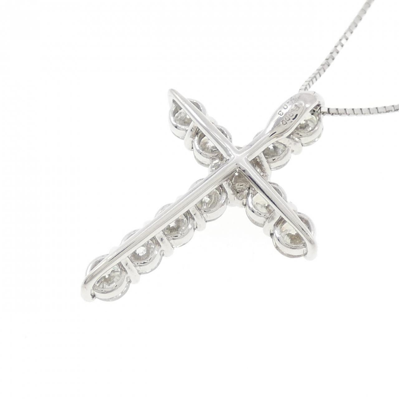 PT900/PT850 クロス ダイヤモンド ネックレス 2.03CT