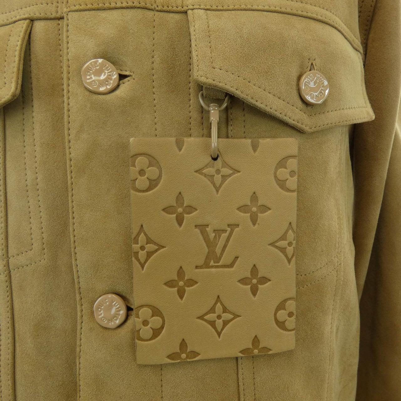 ルイヴィトン LOUIS VUITTON スエードデニムジャケット HKL51EZLN レザージャケット