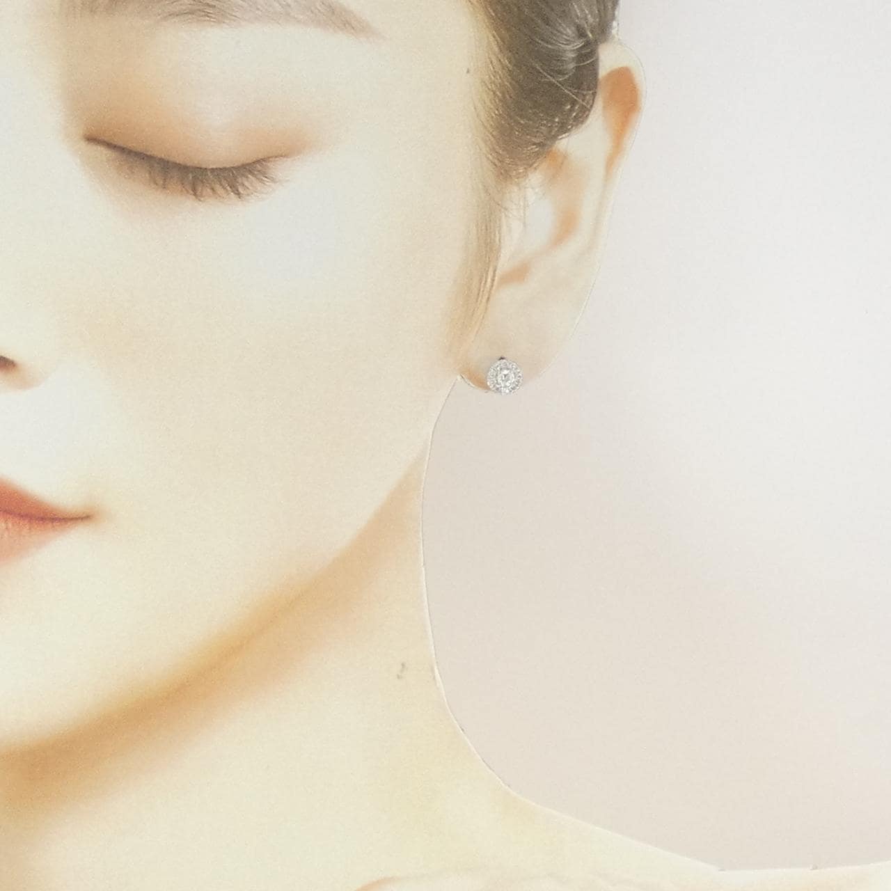 PT950/PT900 ダイヤモンド ピアス 0.40CT