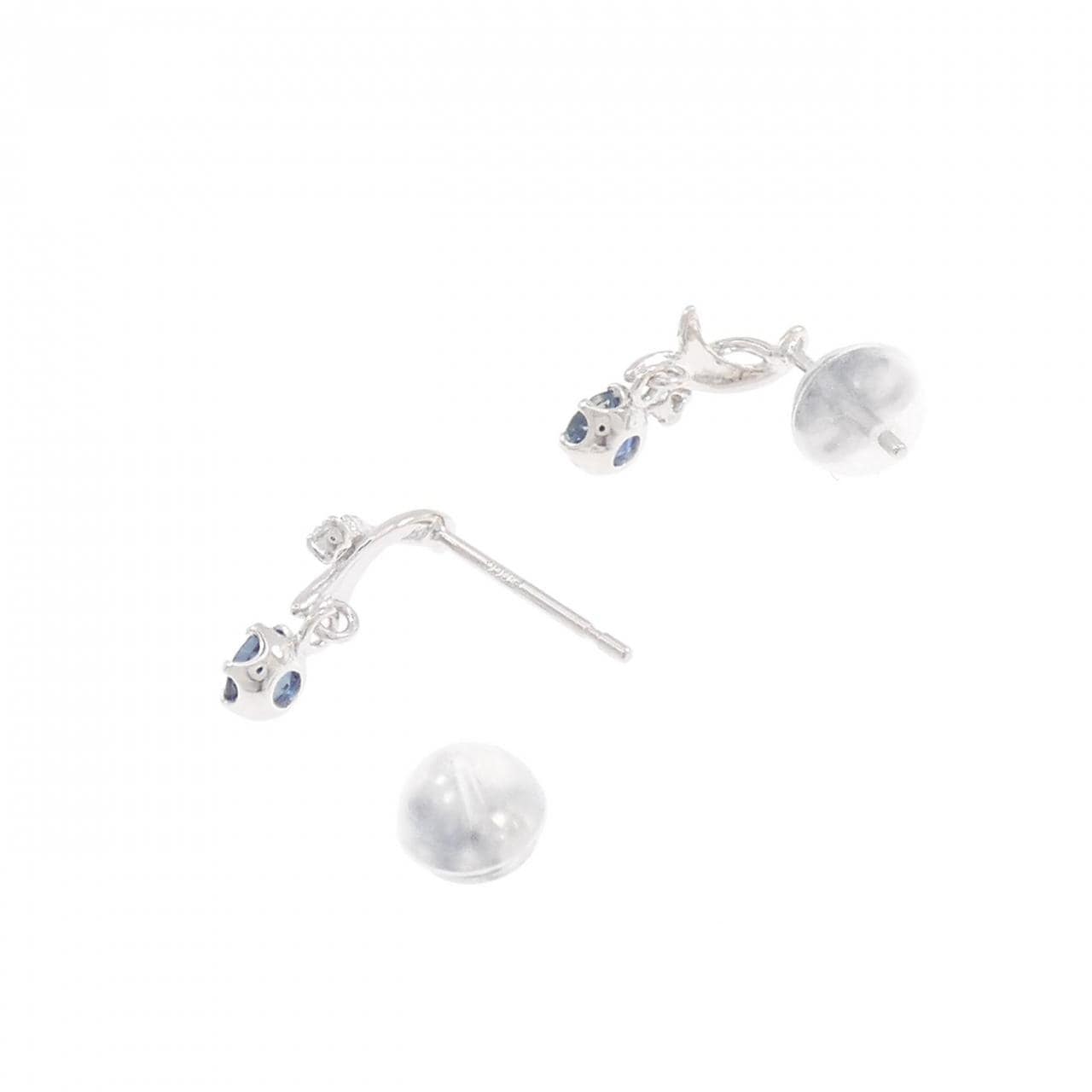 PT900 サファイヤ ピアス