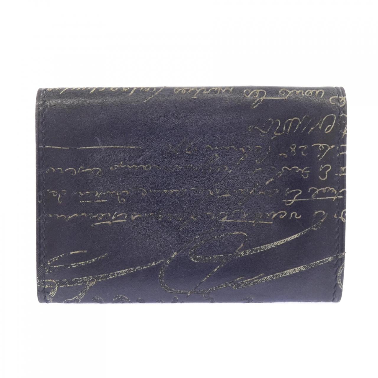 ベルルッティ Berluti インブイアスクリットレザーカードホルダー CARD CASE
