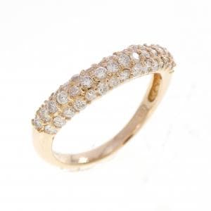 K18PG ダイヤモンド リング 0.90CT
