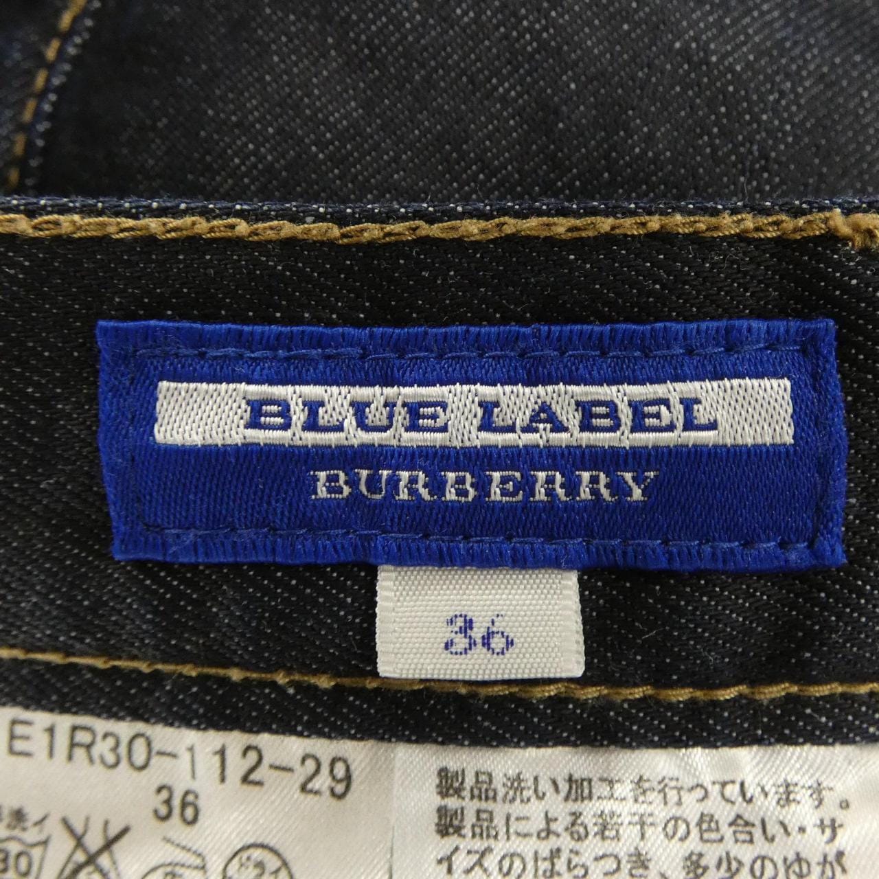 バーバリーブルーレーベル BURBERRY BLUE LABEL E1R30-112-29 ジーンズ