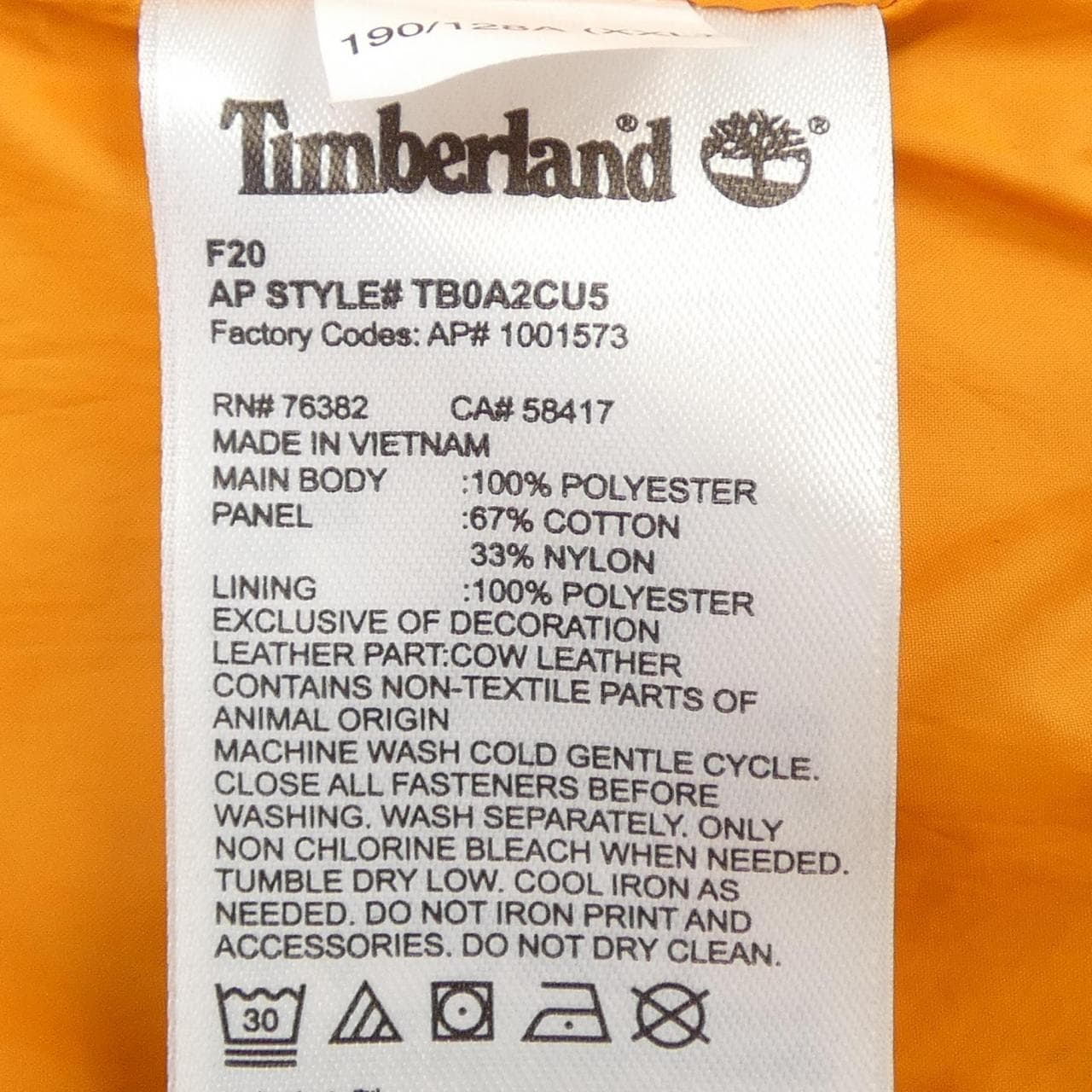 ティンバーランド TIMBERLAND ジャケット