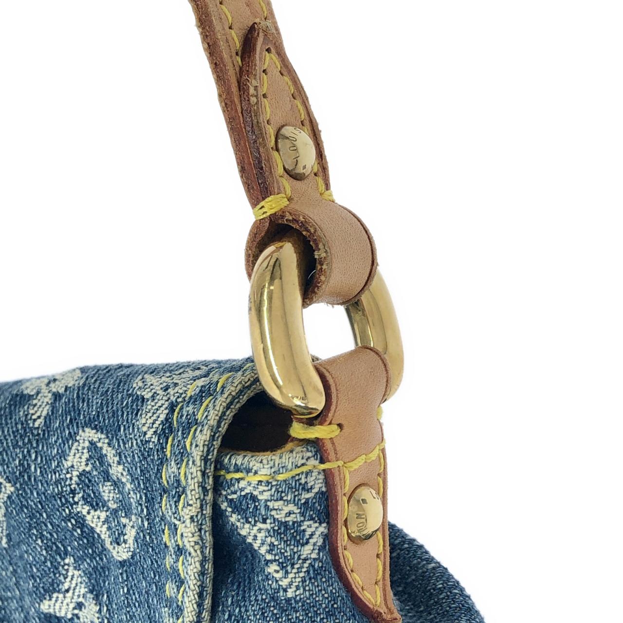 ルイヴィトン モノグラム デニム ミニ プリーティ M95050 ショルダーバッグ