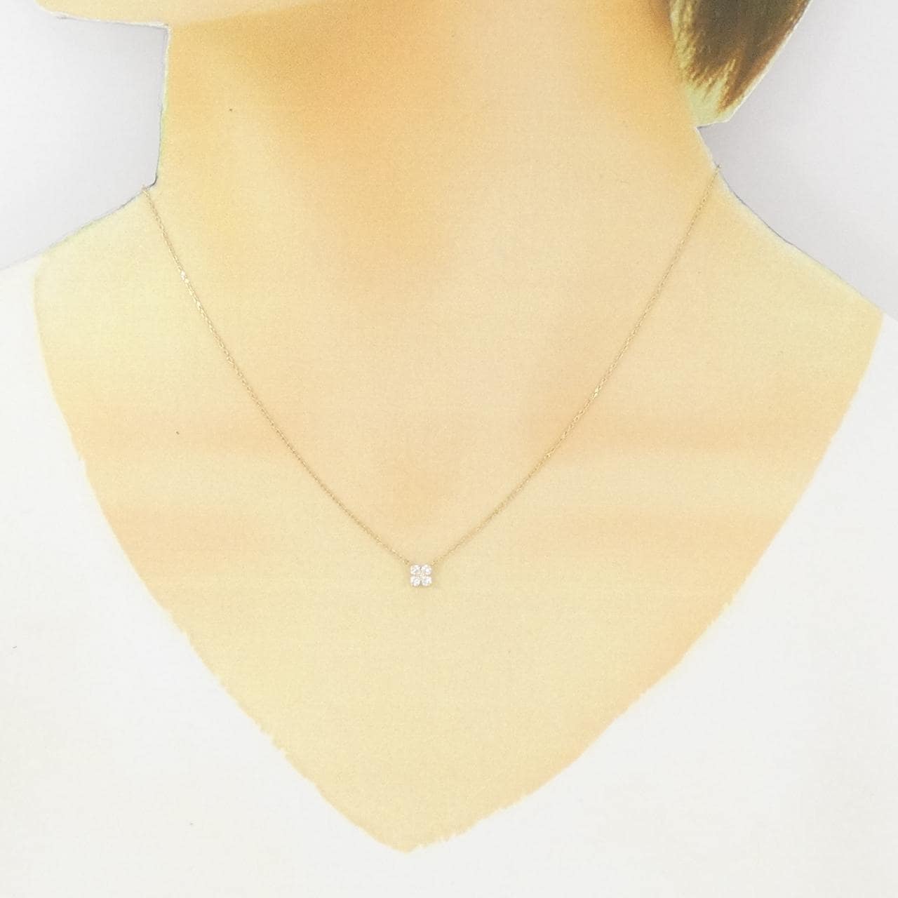 ヴァンドーム カローラ ネックレス 0.10CT