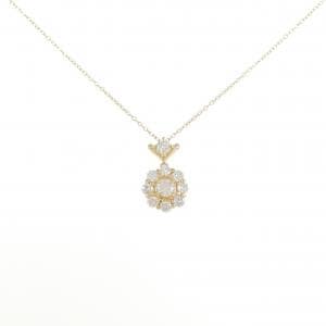 K18YG ダイヤモンド ネックレス 0.76CT