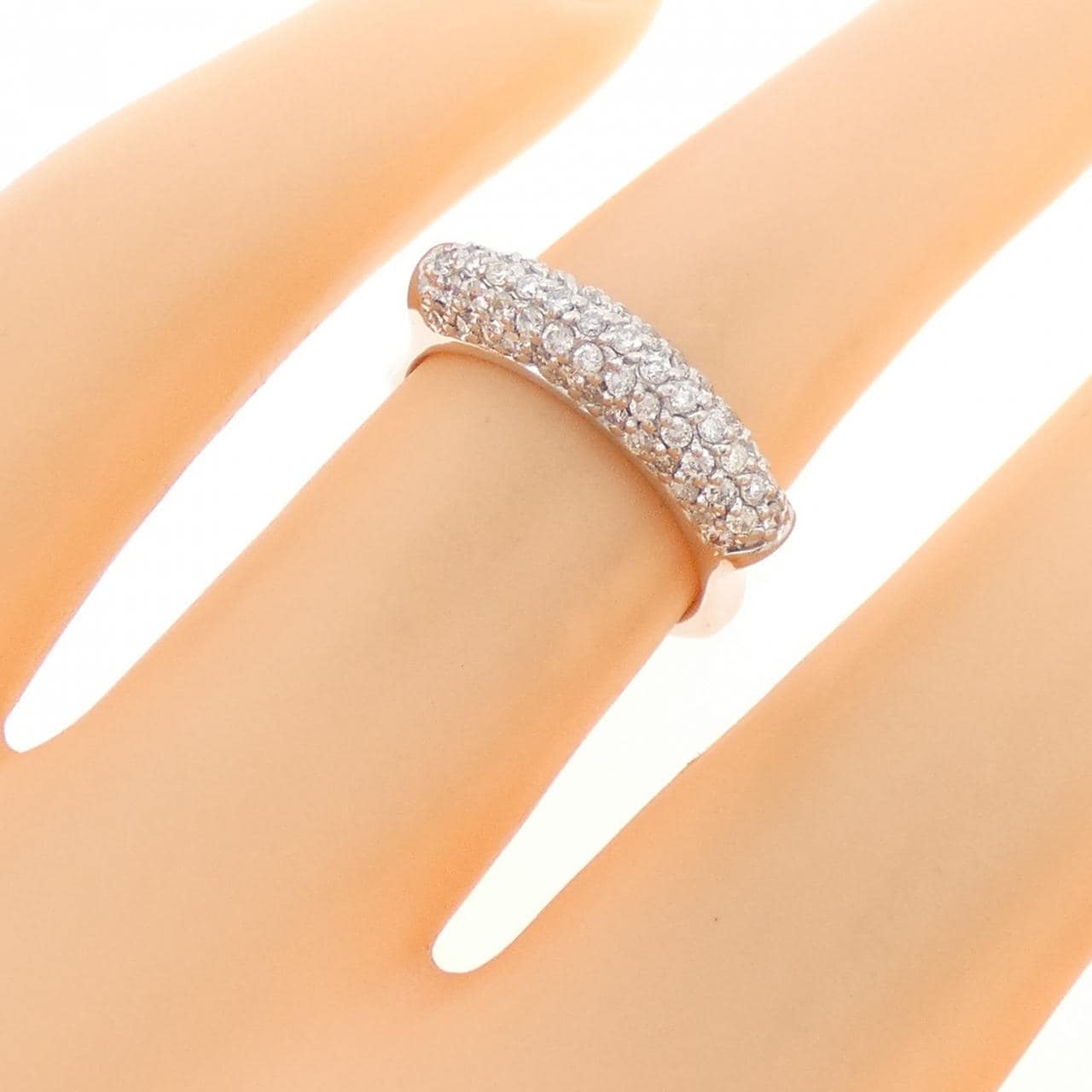 PT900 パヴェ ダイヤモンド リング 0.50CT