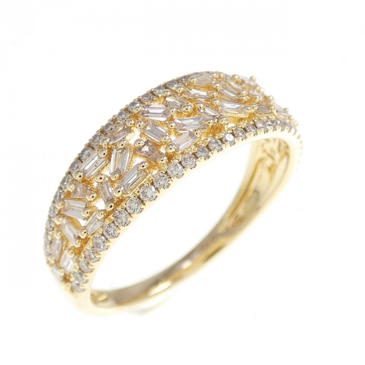 K18YG ダイヤモンド リング 0.45CT