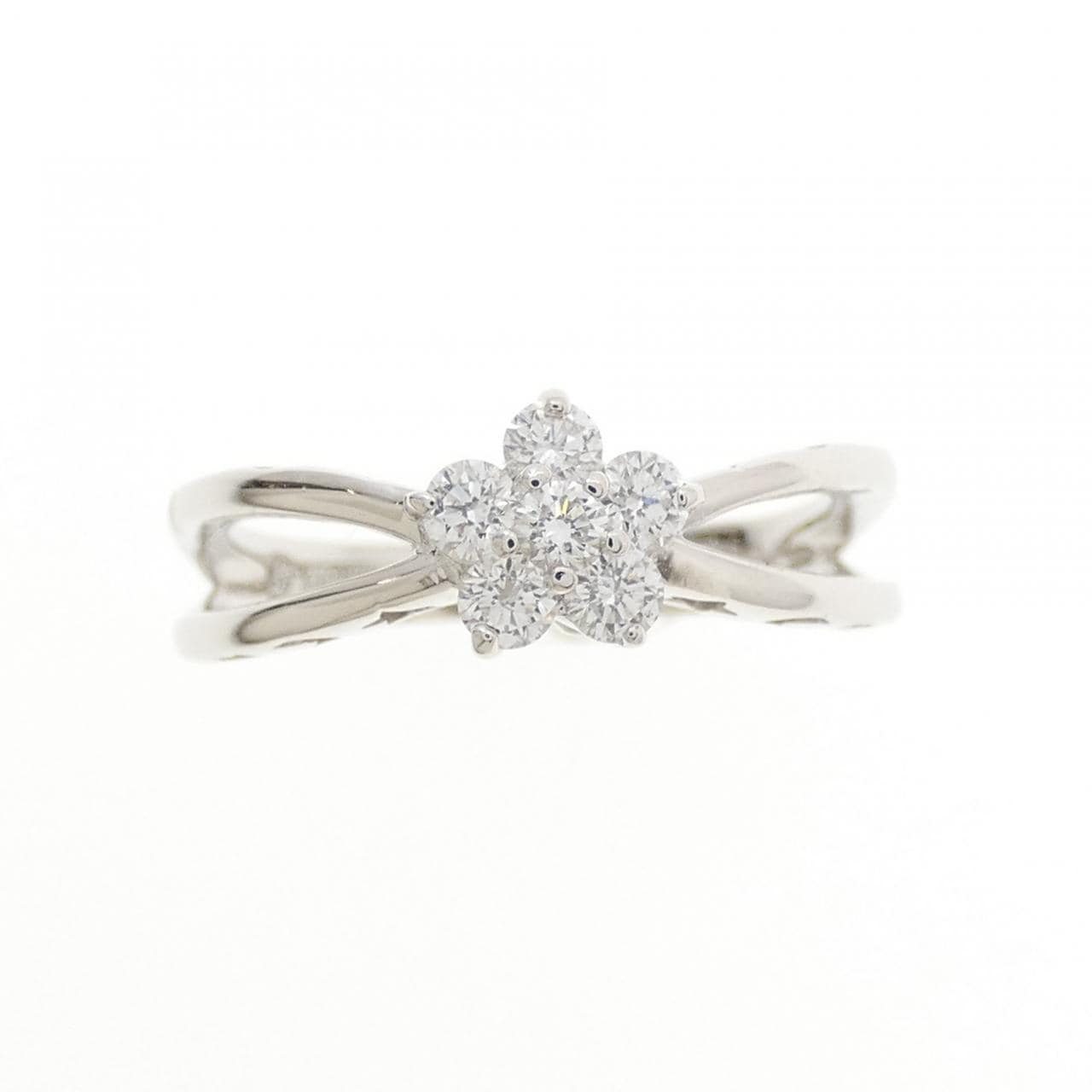 ポンテヴェキオ フラワー リング 0.30CT