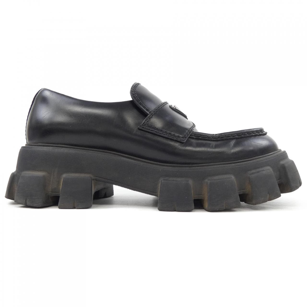 プラダ PRADA モノリスブラッシュドレザーローファー 2DE129 シューズ