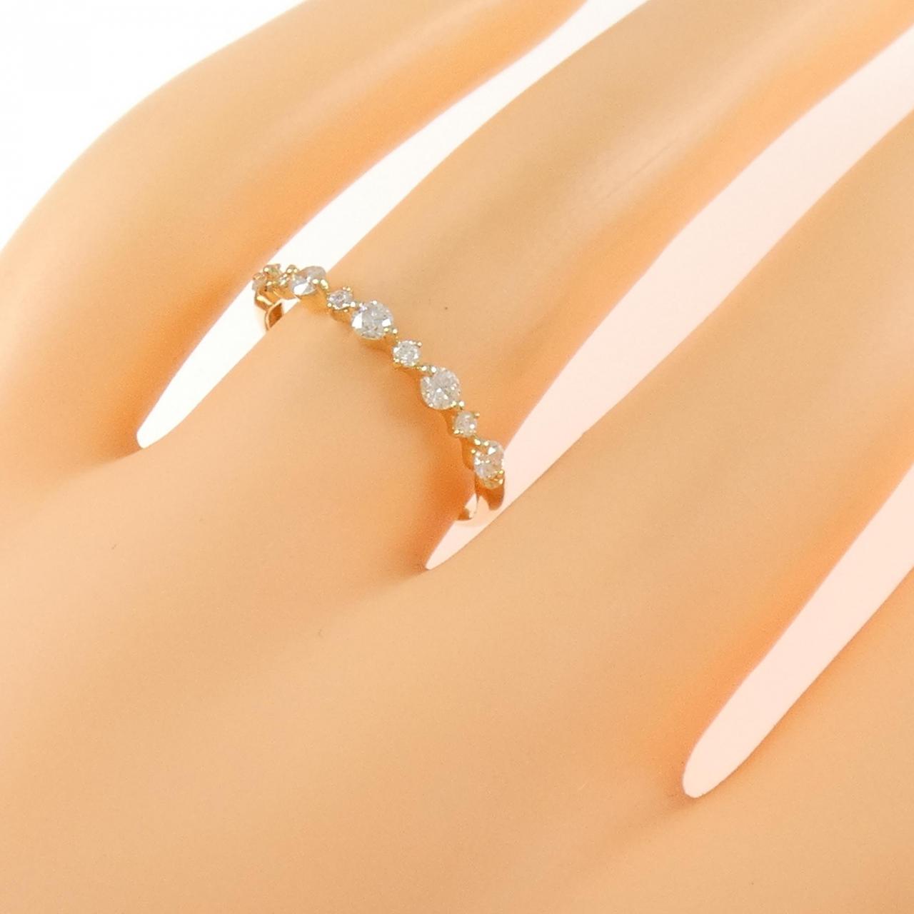K18YG ダイヤモンド リング 0.30CT