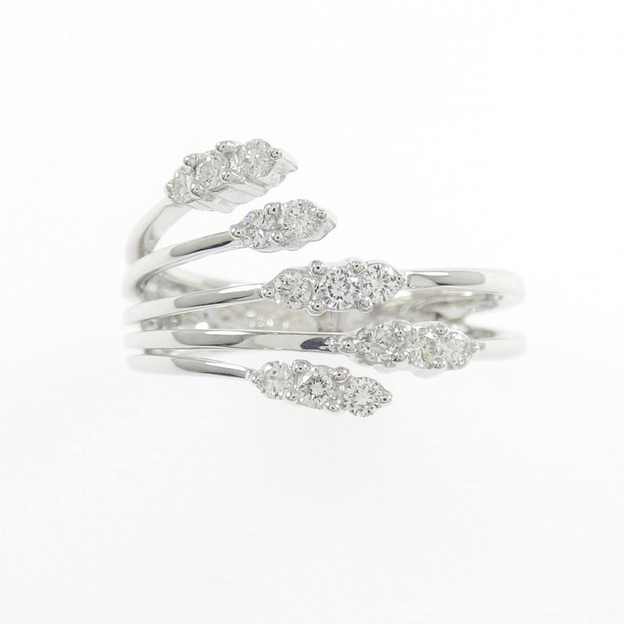 K18WG ダイヤモンド リング 0.27CT