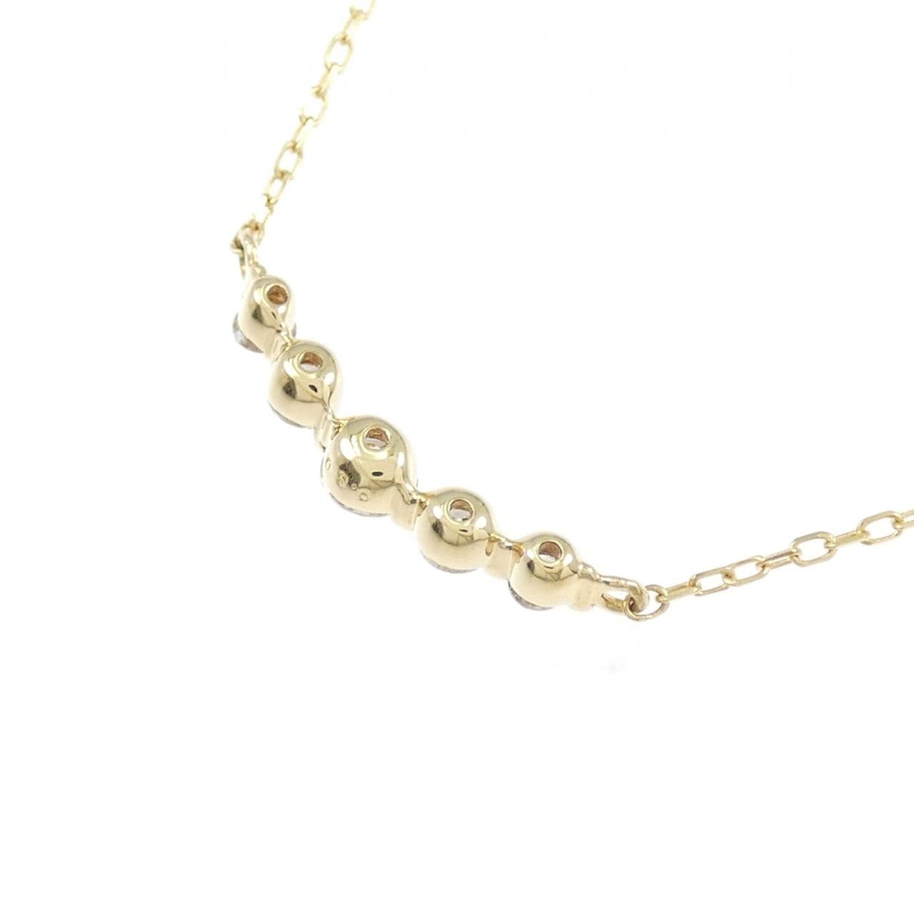 K18YG ダイヤモンド ネックレス 0.30CT