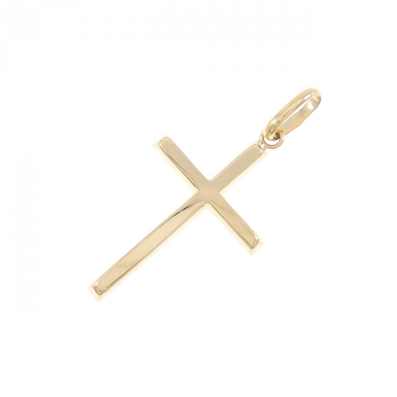 【新品】K18YG クロス ペンダント
